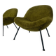 Paire de fauteuils "Egg" par Fritz Neth, années 1950, nouvelle tapisserie