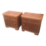 Pair of Art Deco bedside tables