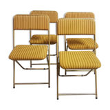 4 lafuma chairs folding 70 years