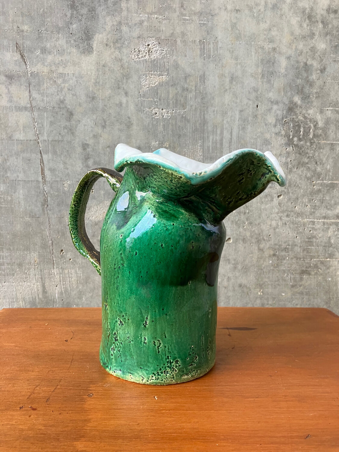 Vintage ceramic pitcher