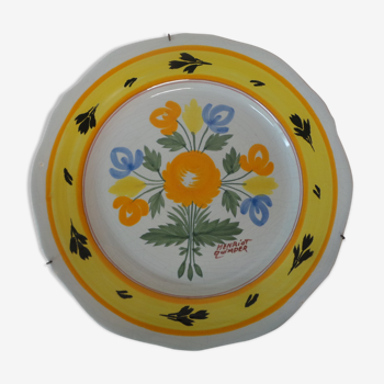 Henriot Quimper decorative plate