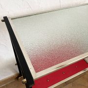 Glass and metal serving trolley, 1960s
