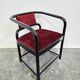 Fauteuil en velours des années 80