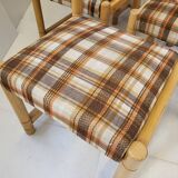 Suite of 6 vintage chairs 1970 Hiddensee