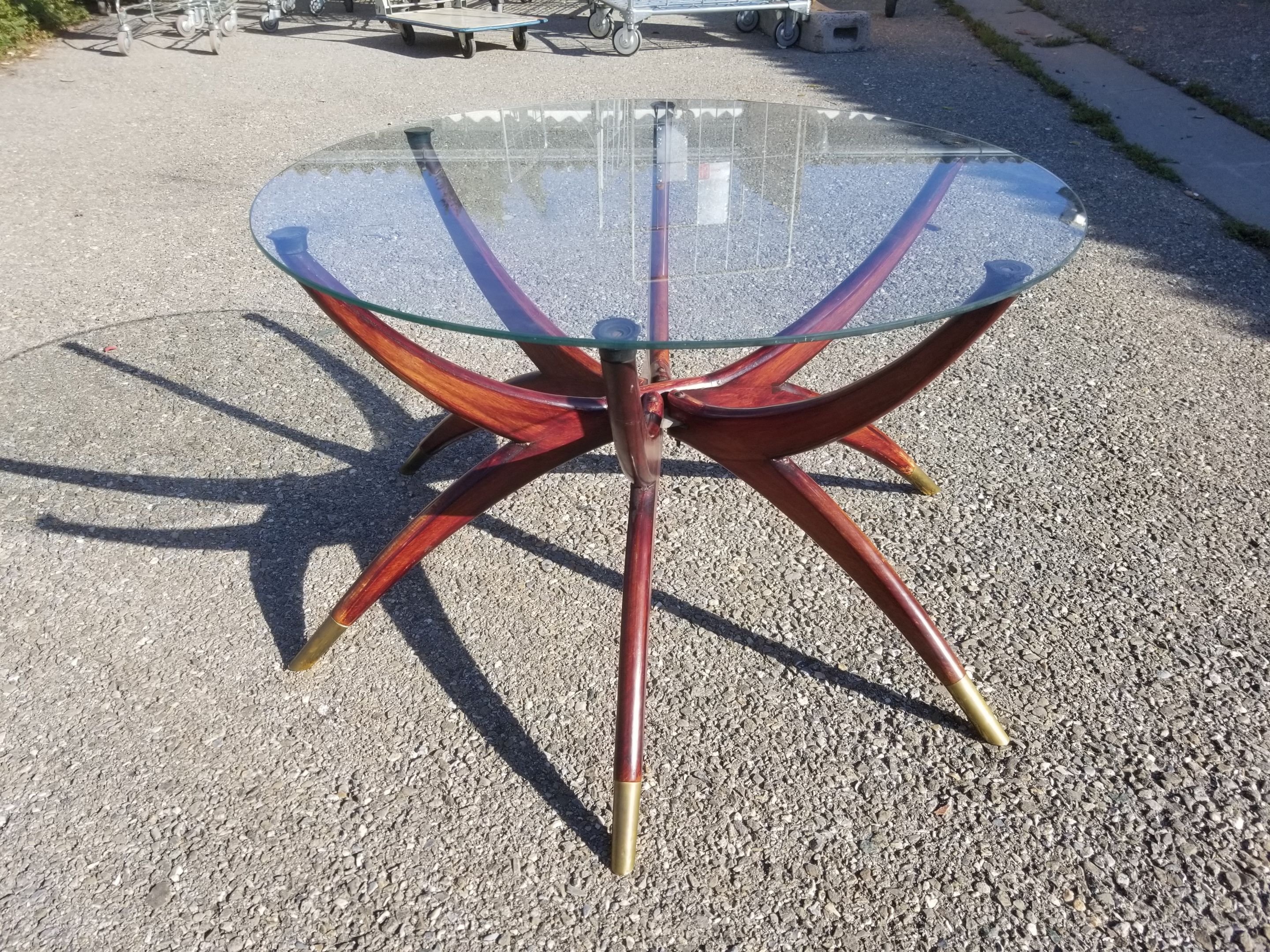 Vintage round coffee table