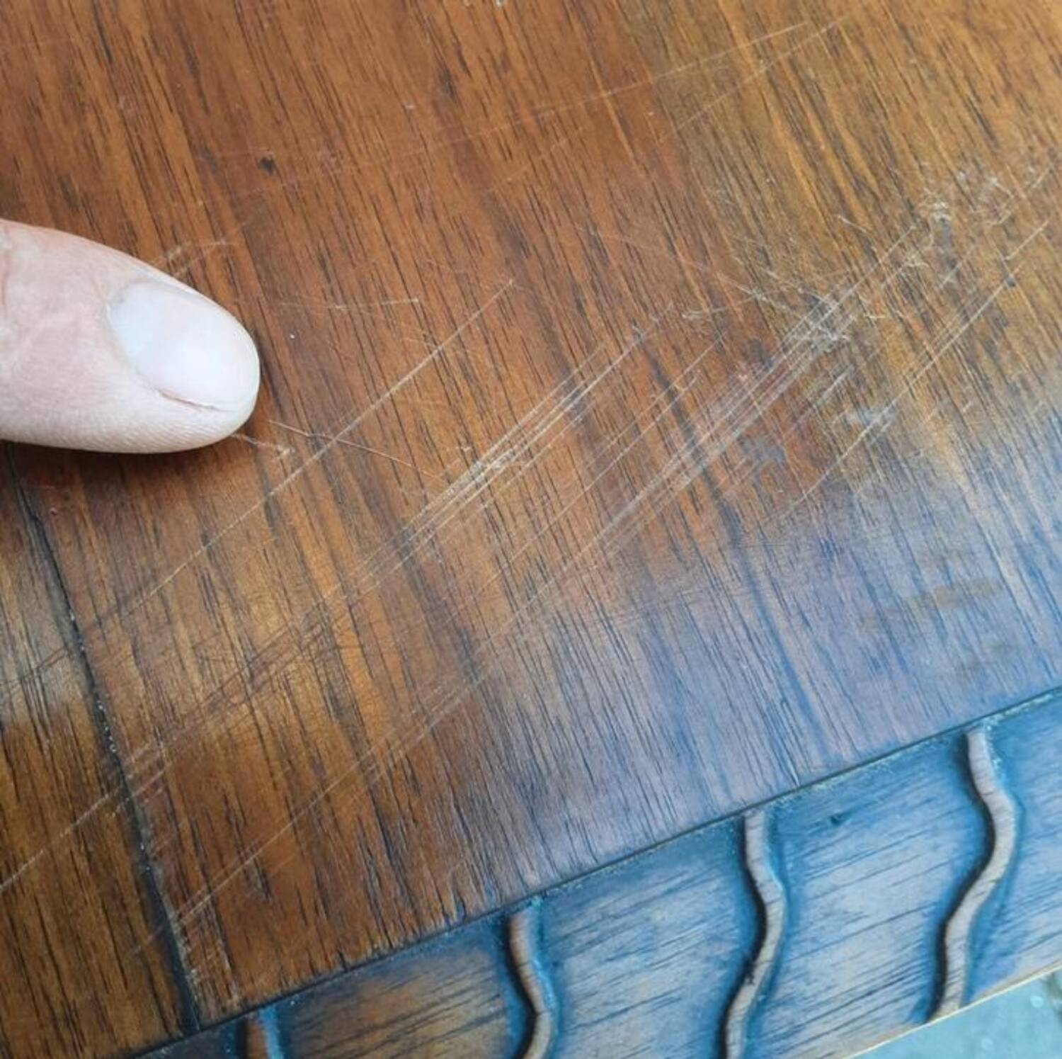 Unique antique Italian wooden hall table / narrow dining table