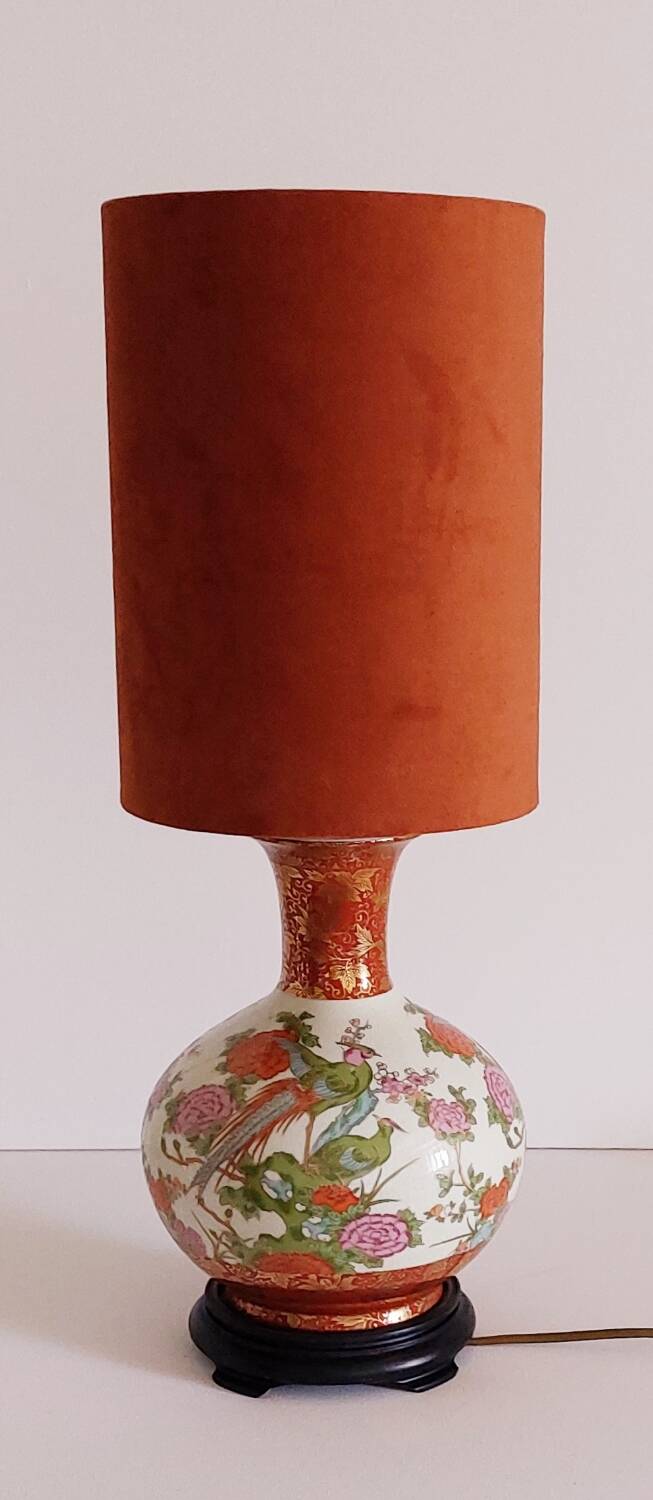 Japanese porcelain lamp