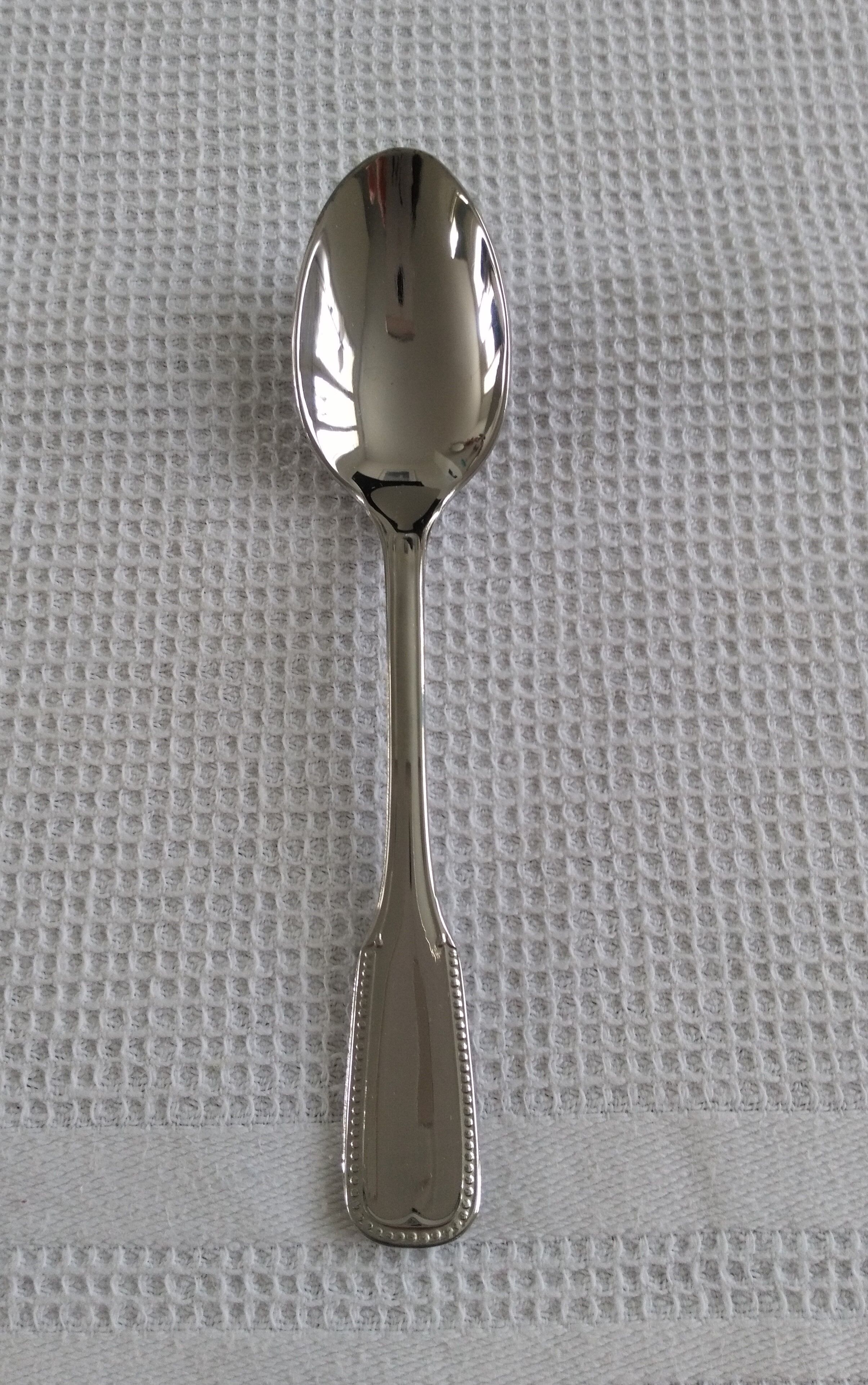 6 guy Degrenne stainless steel mocha spoons