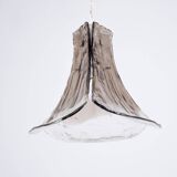 3 leafed murano glass pendant lamp by Carlo Nason for Mazzega