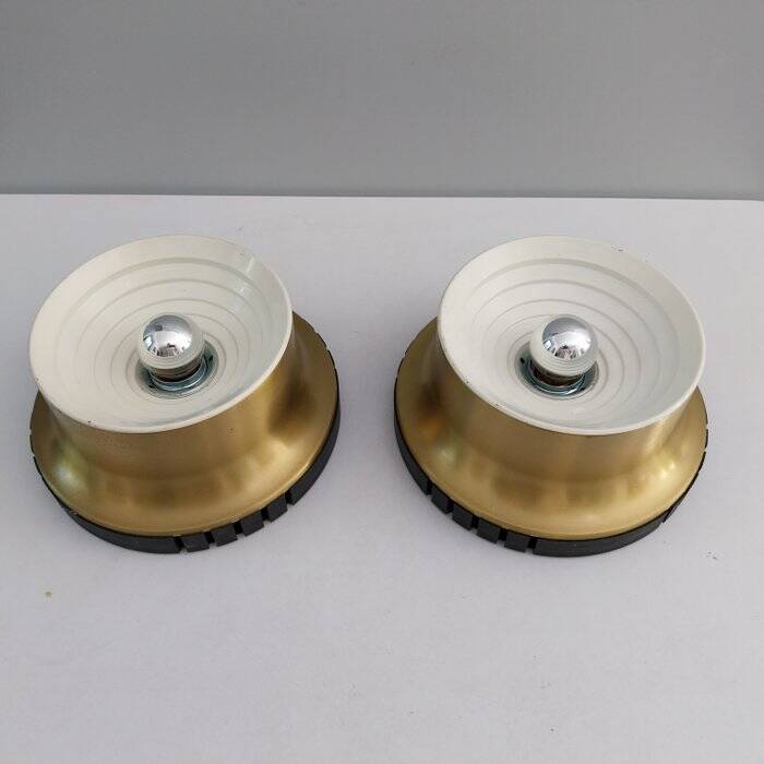 Pair of Italian wall lights from the 70s