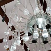 Lustre italien de la cascade de Murano