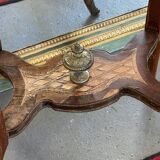 Very beautiful and old wooden marquetry planter, Napoleon III period, mid-19th century.