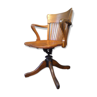 American oak desk chair 1920/30 Cosmo Paris