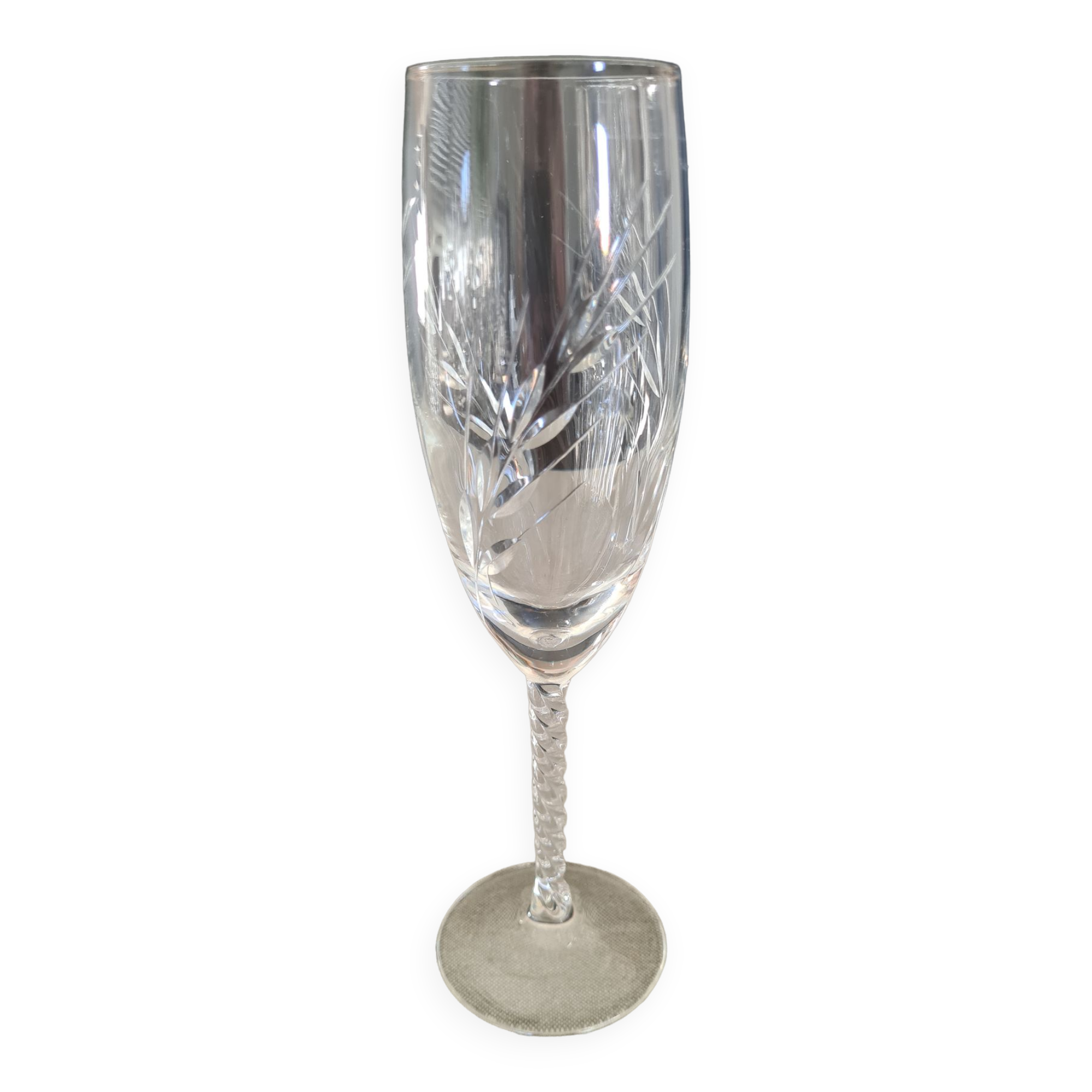 Arques crystal champagne barrels Epi Fleury