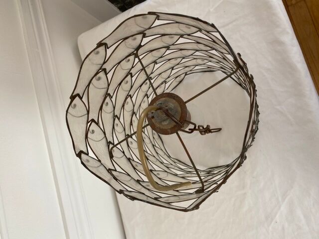 Vintage mother-of-pearl suspension