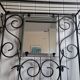 Wrought iron coat and hat rack, 1960s