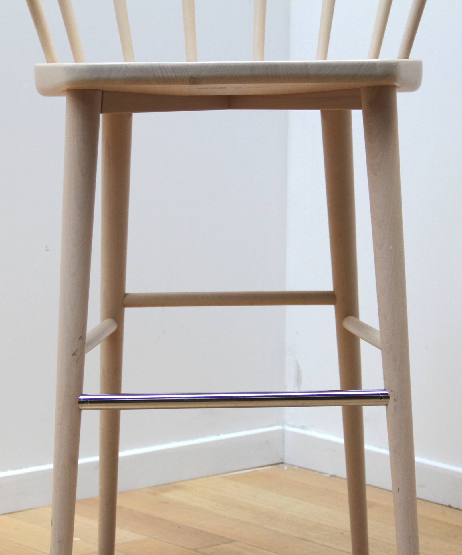 Wood 607 bar stool, Billiani