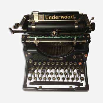 Machine à écrire ancienne Underwood