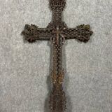 Calvary cross from the Napoleon III period in cast iron (2)