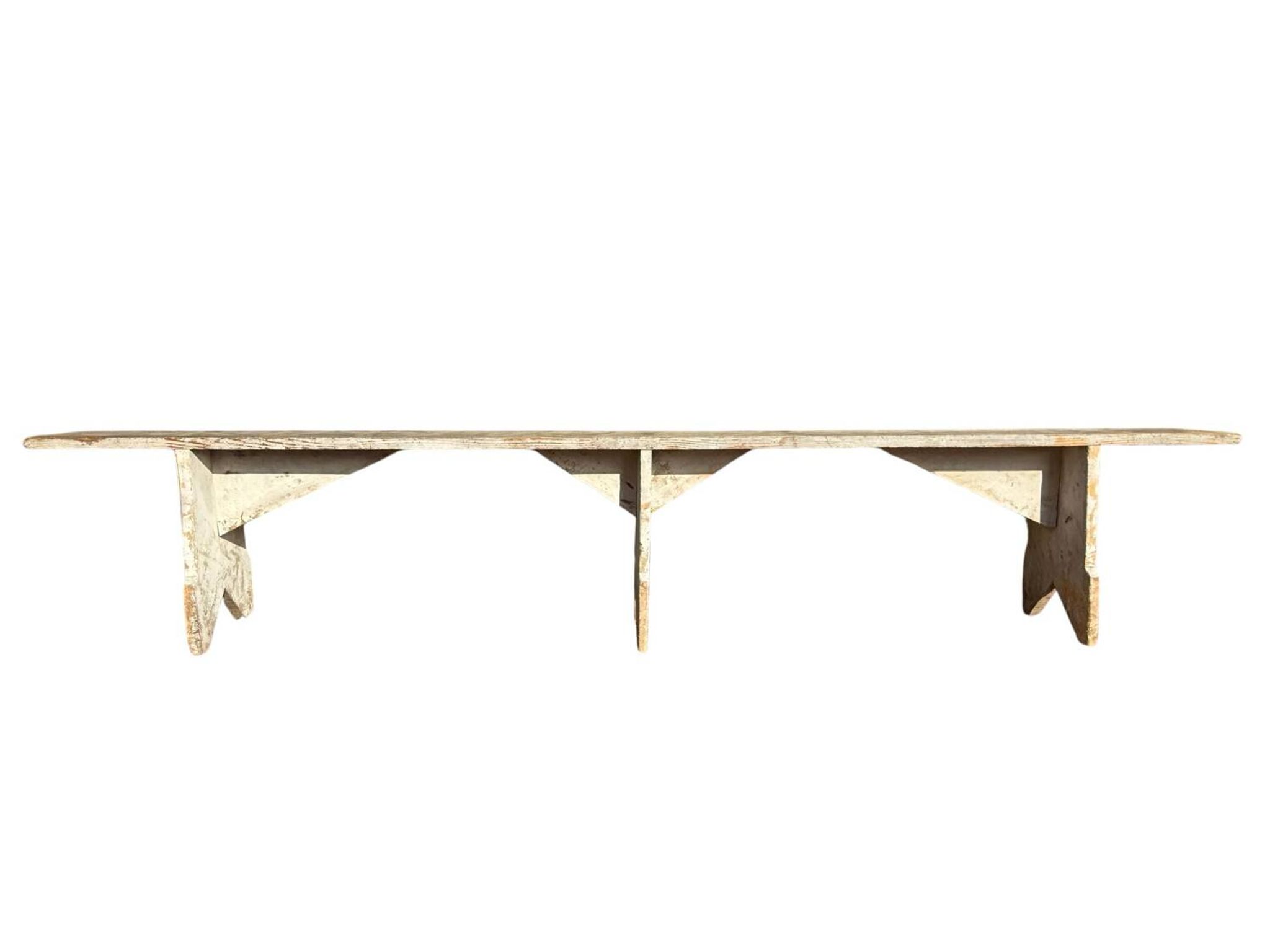 Pair of Bordeaux winemaker benches, France, 50s