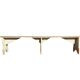 Pair of Bordeaux winemaker benches, France, 50s