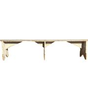 Pair of Bordeaux winemaker benches, France, 50s