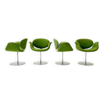 4 chaises pivotantes Little Tulip des années 1970 par Pierre Paulin pour Artifort