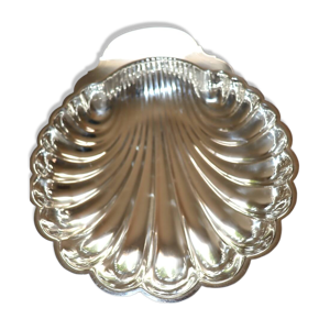 Plat coquille en métal