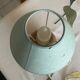 Lampe boule en bois années 70