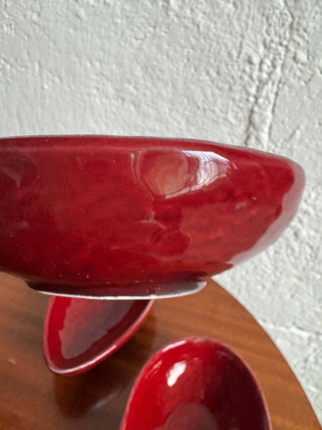 Ramequins en faïence de Charolles, années 70