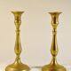 Pair of brass candlesticks
