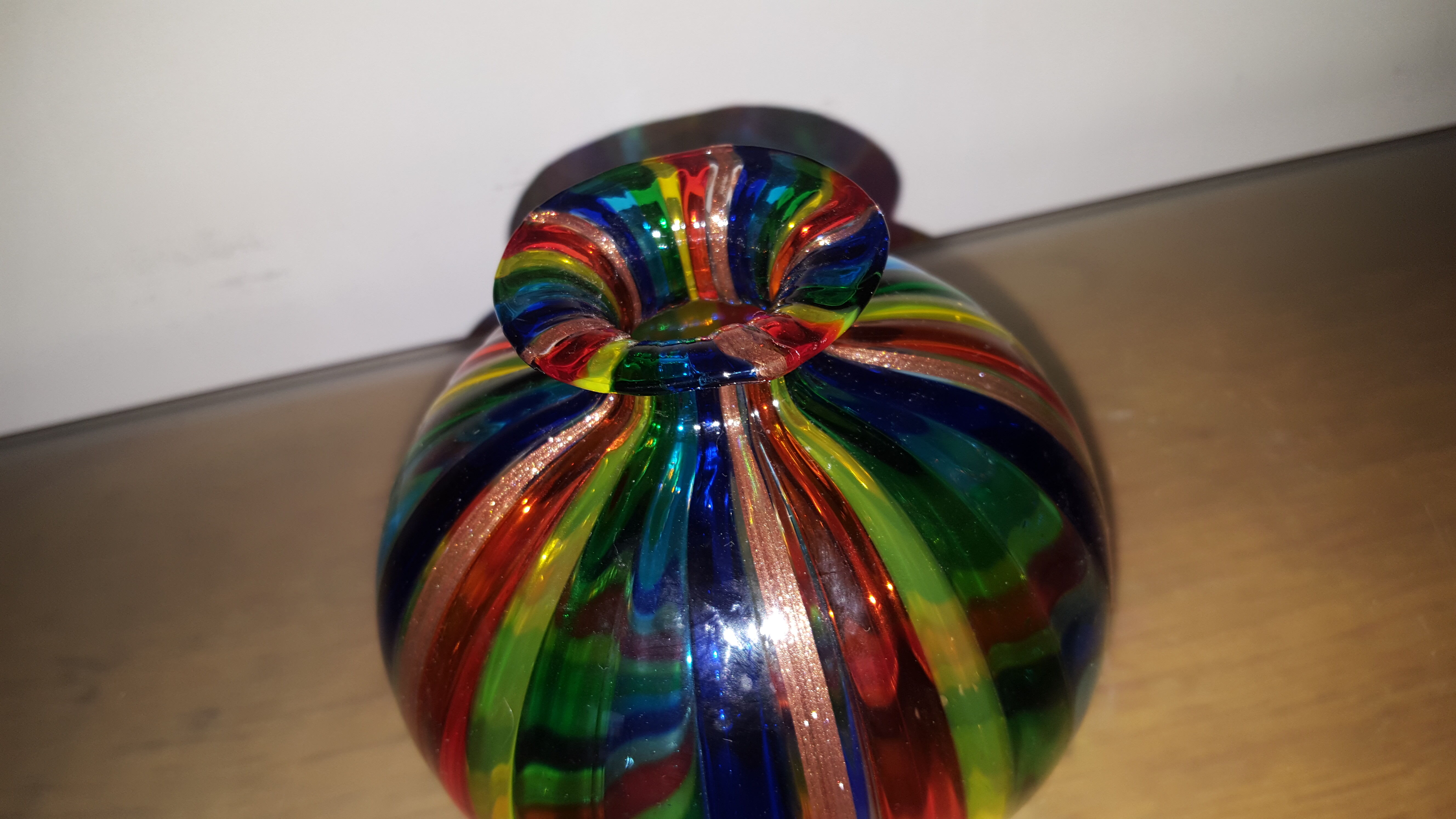 Murano multicolored vase