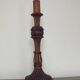 Vintage carved wooden lamp