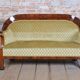 Empire Upholstered and Inlaid Walnut Living Room Set, Austria, 1810s, Set of 3