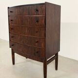 Commode danoise en palissandre par Kai Kristiansen années 50