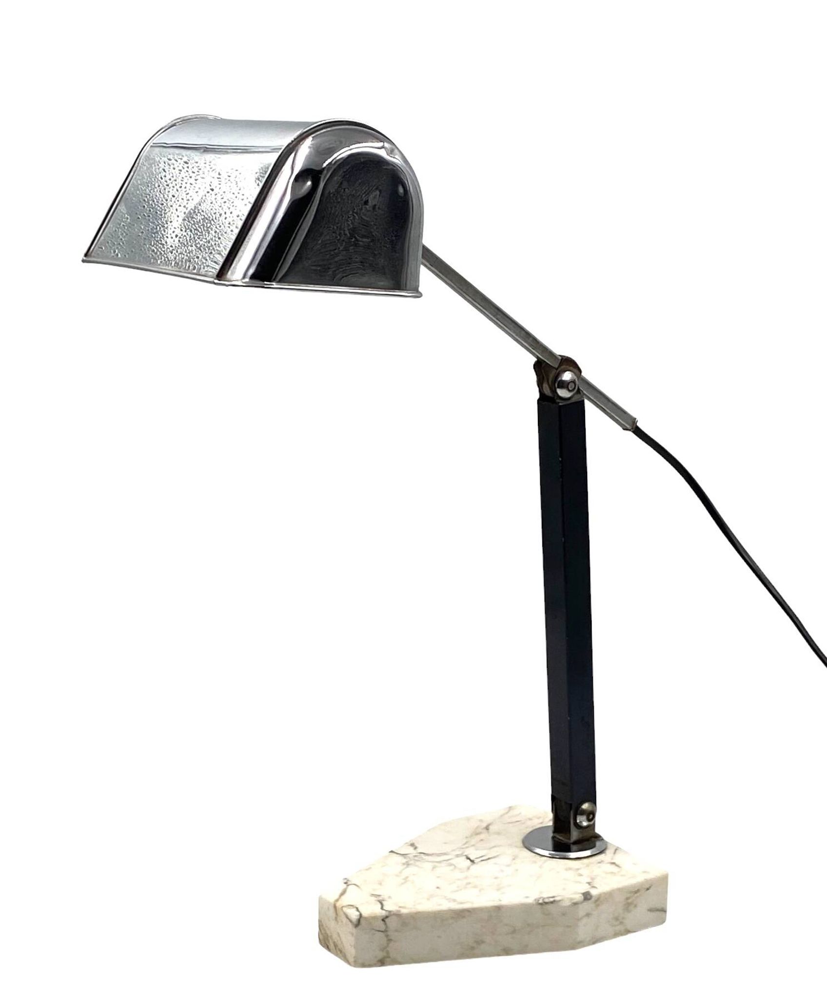 Lampe de bureau Art Déco, Fare France, vers 1930