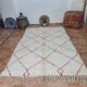 Handmade wool Berber rug 250 x 150 cm