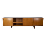 Vintage 1960s Italian-design teak wood sideboard