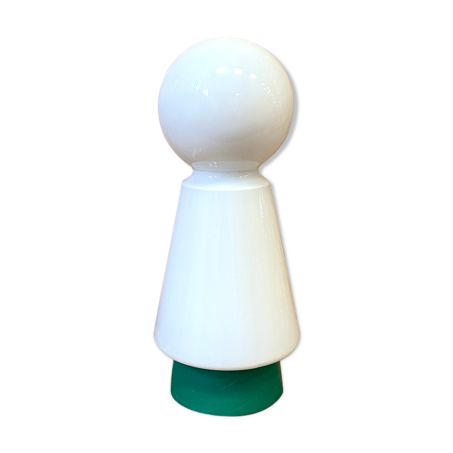Vintage opaline lamp design - 1970s