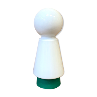 Lampe en opaline vintage design - années 1970