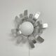 Aluminium sun wall light