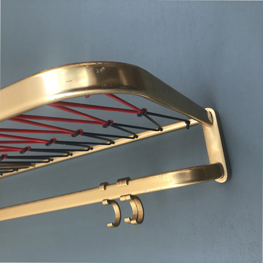 Coat rack train luggage rack 1950