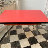 Table formica eiffel feet and 3 chairs