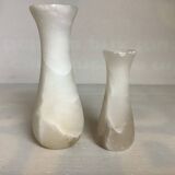 Pair of alabaster vases