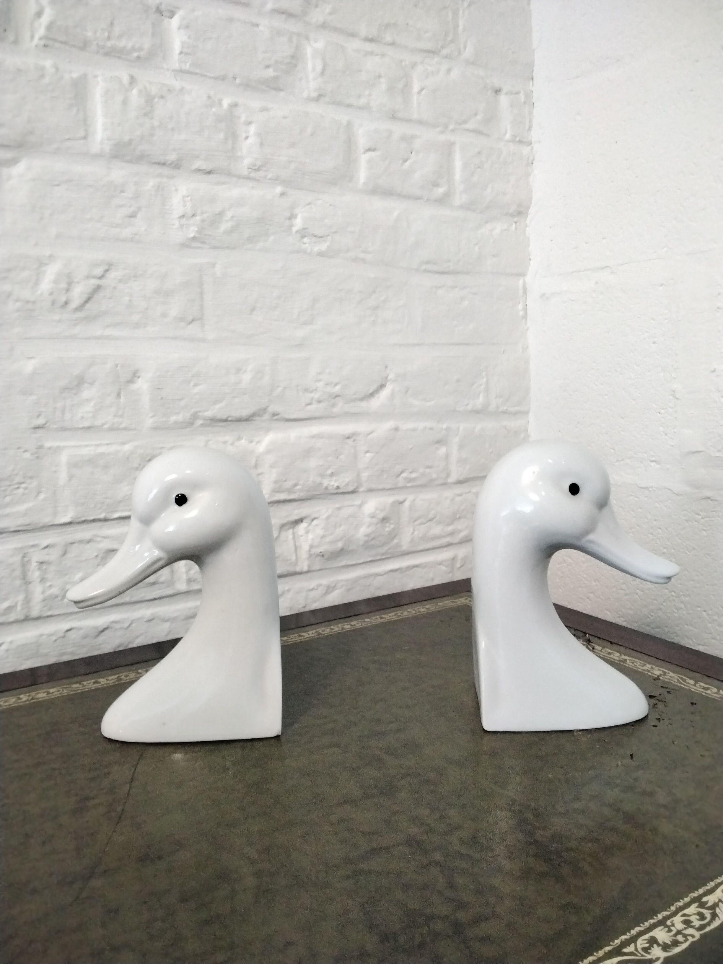 Pair of duck bookends