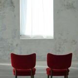 Pair of armchairs Gunnar Thalberg “Vilstol 205”, Modern Scandinavian from the 1950s.