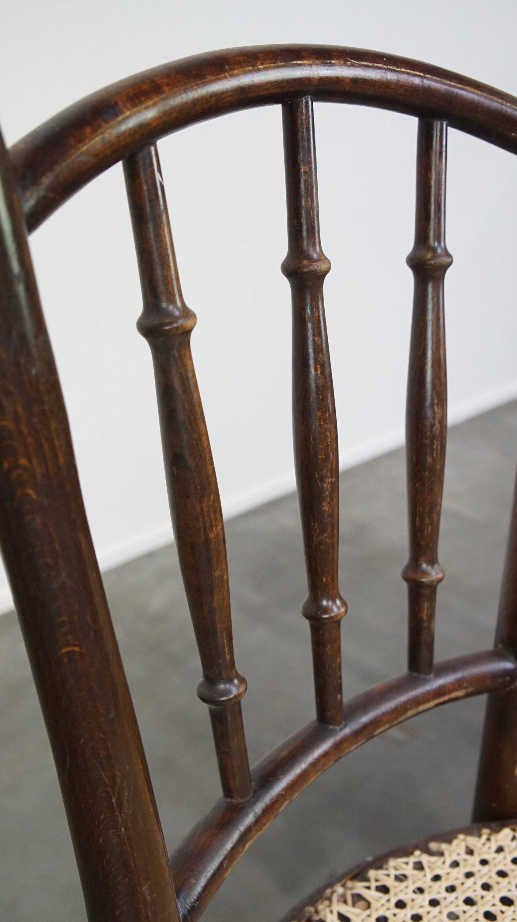 Set of 2 original vintage Thonet bistro design chairs