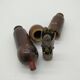 Pair of old wooden and Bakelite switches
