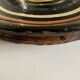 XXL empty target pocket dish in glazed earthenware from Marnaz 1950