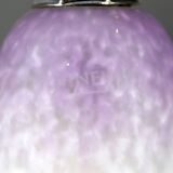 Important Wrought Iron Double-Headed Lamp by Schneider, Art Deco, c. 1920